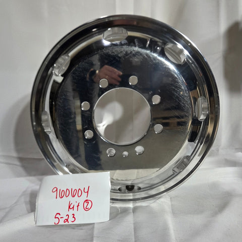 16x6 Northstar Mirror Polished 4 Wheel Kit w/ Chrome Caps and Lugs (returned items)