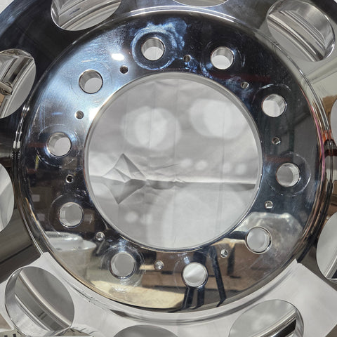 24x8.25 Northstar 10x285mm Hub Pilot Mirror Polish Both Sides (Big Hole) (returned item)