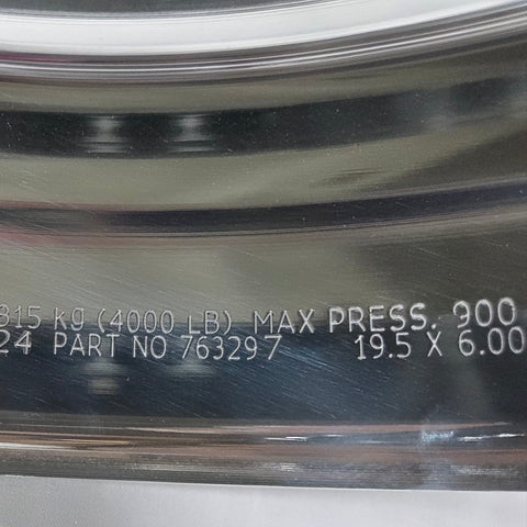 19.5x6.00 Alcoa High Polished Both Sides 10x225mm Ford F450 & F550 / Ram 4500 & 5500 (return item)