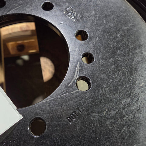 19.5x6.00 8x170mm Black Steel Dual Wheel (Ford F350 1998-2004)(returned item)