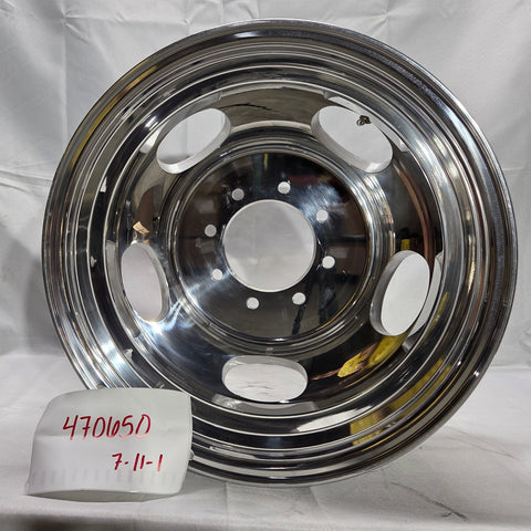 17.0x6.50 Northstar 8x6.5" Hub Pilot Mirror Polished Both Sides (Oval Hand Holes) (Ram 3500 DRW 1994-2018) (Returned item)