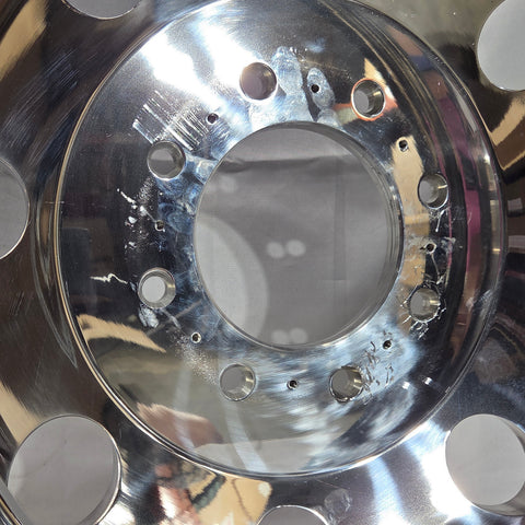 19.5x6.75 Northstar Mirror Polished Both Sides Dodge Ram 3500 8x200 DRW 6 Wheel Direct Bolt Kit (2019-Present) (returned kit))