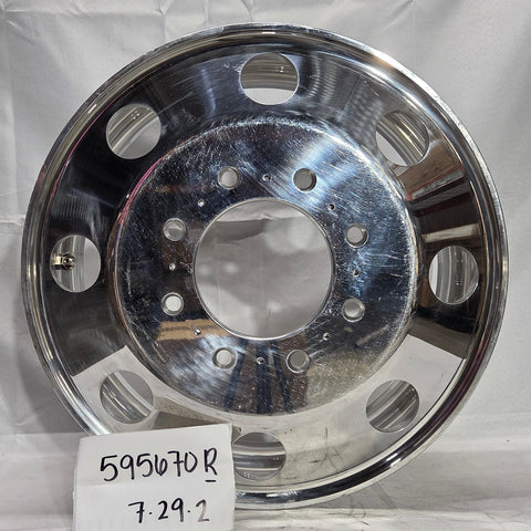 19.5x6.75 Northstar Mirror Polished Both Sides Dodge Ram 3500 8x200 DRW 6 Wheel Direct Bolt Kit (2019-Present) (returned kit))