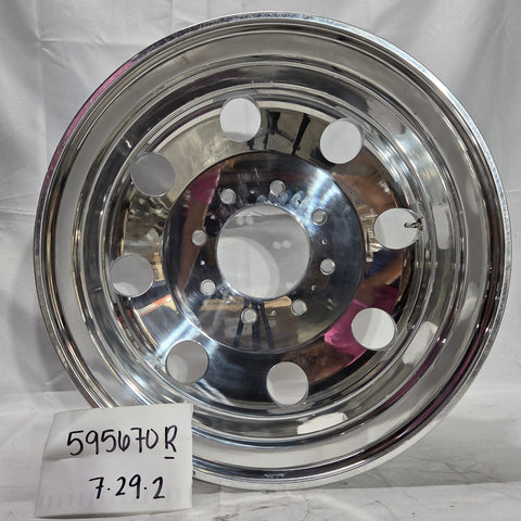 19.5x6.75 Northstar Mirror Polished Both Sides Dodge Ram 3500 8x200 DRW 6 Wheel Direct Bolt Kit (2019-Present) (returned kit))