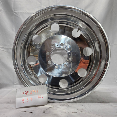 19.5x6.75 Northstar Mirror Polished Both Sides 1994-2011 Dodge Ram 3500 DRW 8x6.5" 6 Wheel Direct Bolt Kit (returned items))
