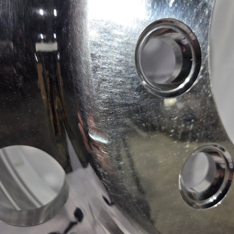24.5x8.25 ALCOA 10x11.25" Stud Pilot (Budd) Mirror Polish  (returned item)