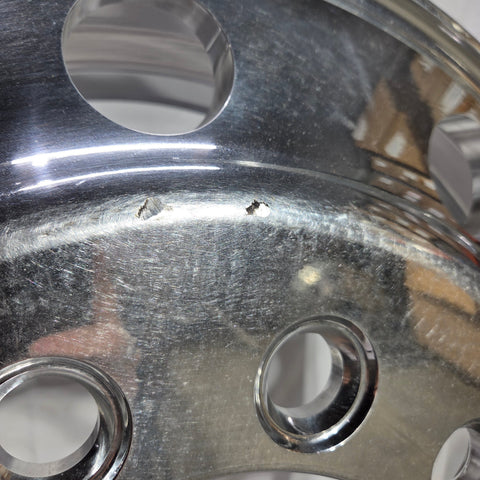 24.5x8.25 ALCOA 10x11.25" Stud Pilot (Budd) Mirror Polish  (returned item)