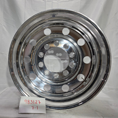 24.5x8.25 ALCOA 10x11.25" Stud Pilot (Budd) Mirror Polish  (returned item)