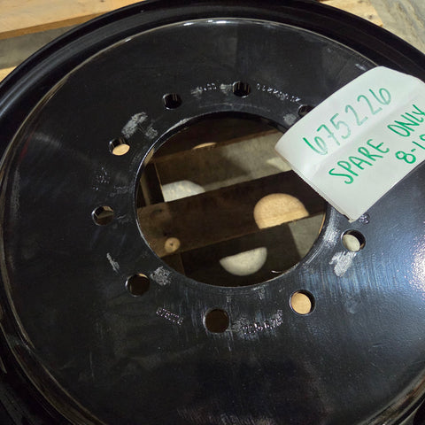 22.5x6.75 Direct Bolt-On Steel Wheel for Ram & Ford (10x225mm) (SPARE ONLY)