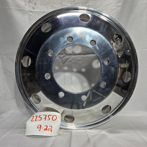 22.5x7.5 Northstar 8x275mm Hub Pilot Mirror Polished Both Sides (returned item)