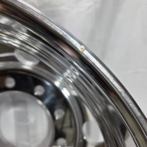 22.5" x 8.25" Alcoa 10x285mm Hub Pilot Mirror Polish Rear (returned item)