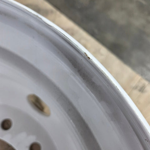 19.5x7.50 Jantsa 10x285mm Hub Pilot 5 Hand Hole White Steel (returned item)