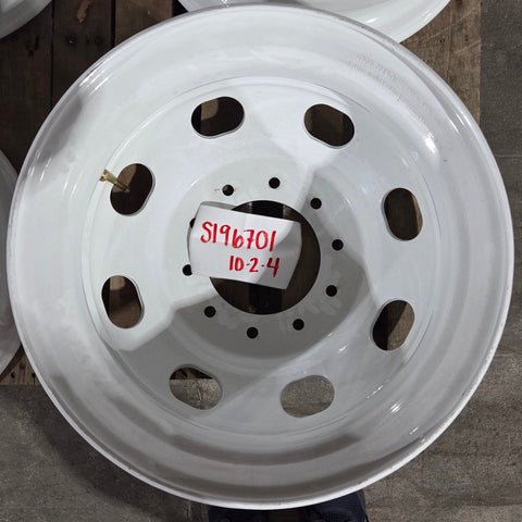 19.5x6.75 10x225mm Steel Wheel