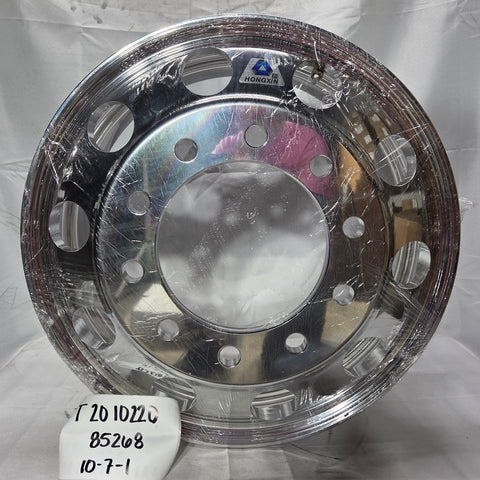 22.5” x 8.25” Forged Aluminum Wheel – High Polish Both Sides, 10x285mm Hub Pilot (returned item)