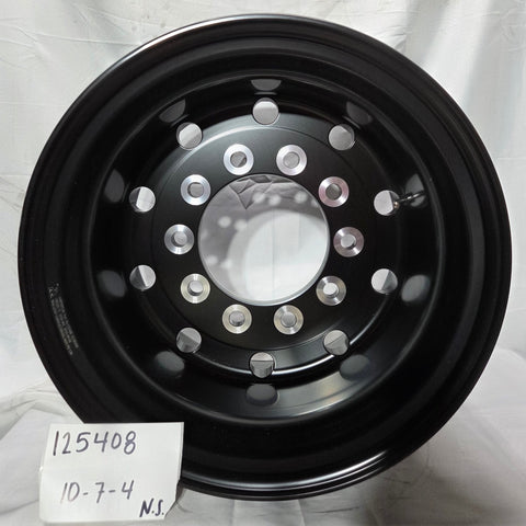 22.5x14.00 Northstar 10x285mm BLACK Super Single 2" Offset (returned item)