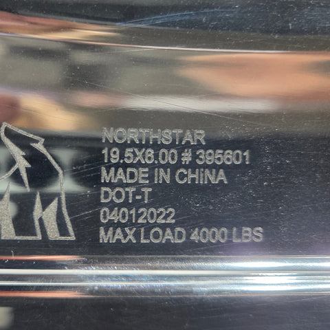 19.5 Northstar Mirror Polished Both Sides 10x225mm 4 Wheel Kit (Display/Demo KIT)