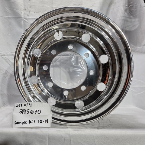 Alcoa 19.5x6.75 8x275mm High Polished Wheel Kit  (Display/Demo KIT)
