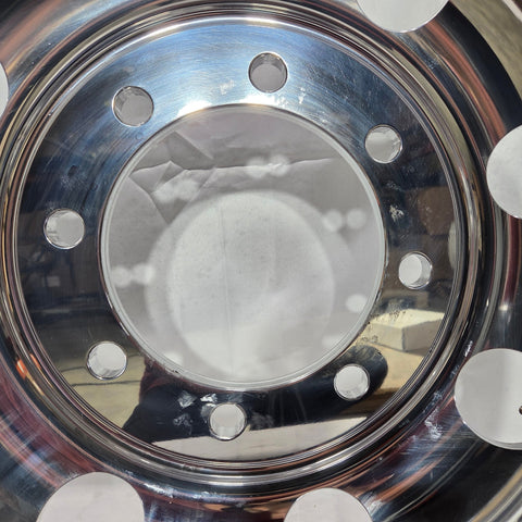 22.5" Northstar Mirror Polished 8x275mm Wheel Kit (returned kit)