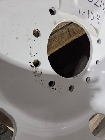 22.5x6.75 White Steel 10x8.75" (Old Chevy 2 Ton Trucks) (returned item)