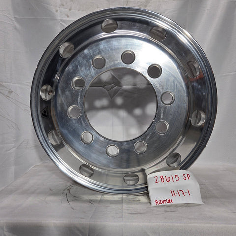 22.5x8.25 Accuride 10x11.25 Stud Pilot (Budd) Standard Polish Both Sides (returned item)