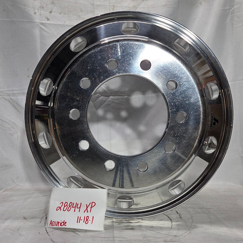 22.5X7.5 Accuride 10x285MM Hub Pilot High Polish Both Sides (returned item)