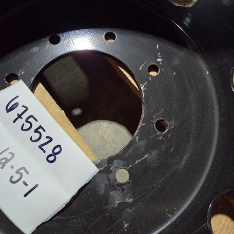 19.5x6.75 8x210mm Black Steel (Chevy/GM 3500 2011-Present) (returned item)