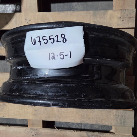 19.5x6.75 8x210mm Black Steel (Chevy/GM 3500 2011-Present) (returned item)
