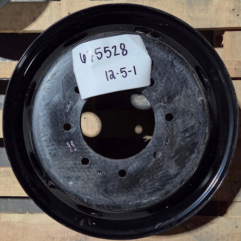 19.5x6.75 8x210mm Black Steel (Chevy/GM 3500 2011-Present) (returned item)