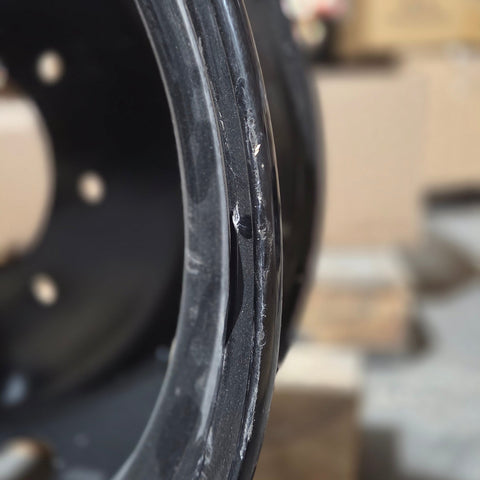 19.5x6.75 8x210mm Black Steel (Chevy/GM 3500 2011-Present) (returned item)