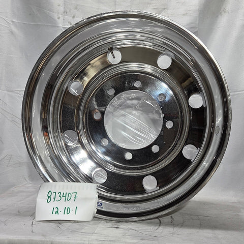 22.5x7.5 Alcoa 8x275mm Hub Pilot High Polished Both Sides (returned item)