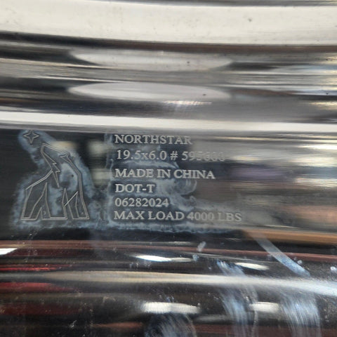 19.5x6.00 Northstar 8x200mm Hub Pilot Mirror Polished Both Sides (Ford F350 DRW 2005-Present) (returned item))