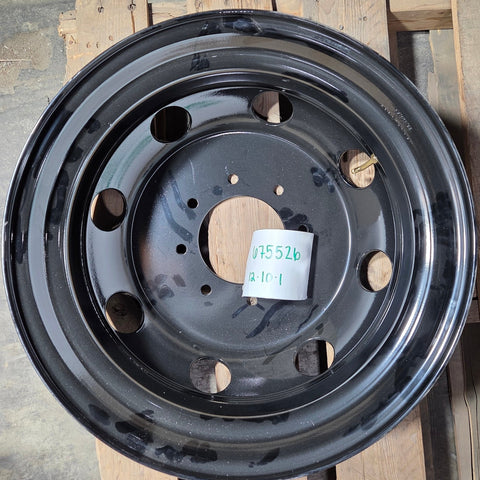 19.5x6.75 8x200mm Black Steel Ford F350 (2005-Present) (returned item)