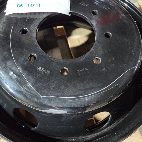 19.5x6.75 8x200mm Black Steel Ford F350 (2005-Present) (returned item)