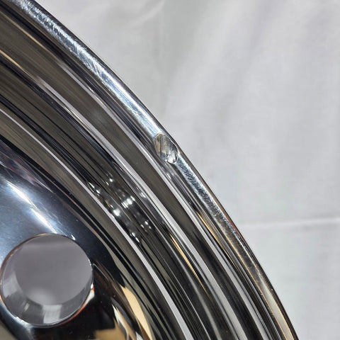 22.5x9.00 Northstar 10x285mm" Mirror Polish Front Hub Pilot Flat Face (returned item)