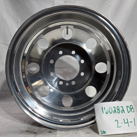 16x6.00 Alcoa 8x6.5 Bolt Circle 4.88 Center Bore Ford DuraBright EVO Rear (returned item)