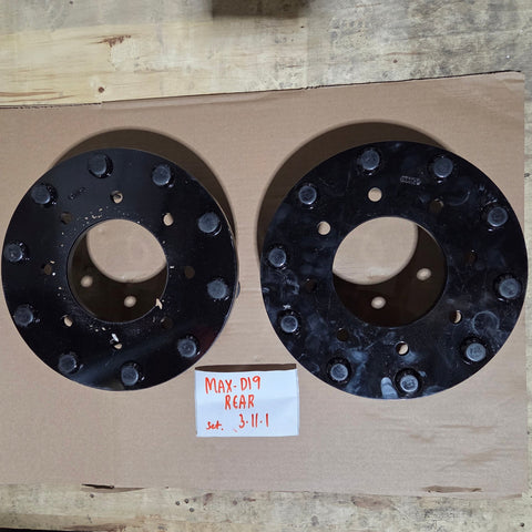 Arrowcraft 8 to 10 lug ADAPTER REAR SET (2019-present) Dodge Ram 3500 DRW) Made in USA (returned item)