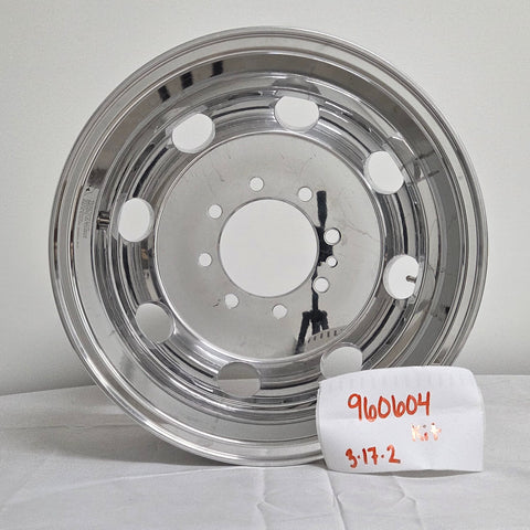 16x6 Northstar Mirror Polished 4 Wheel Kit w/ Chrome Caps and Lugs (Returned items)