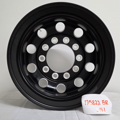 22.5x8.25 NORTHSTAR 10X285MM HUB PILOT "STELLAR" BLACK REAR (returned item)