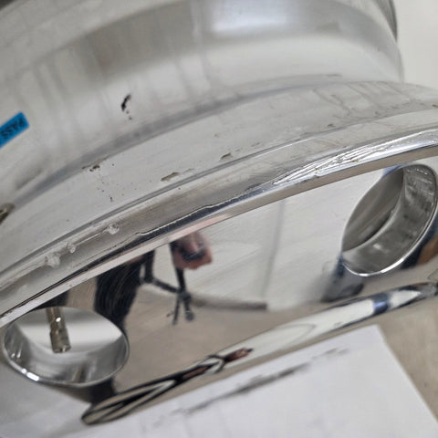 19.5x6.00 Northstar 8x6.5" Hub Pilot Mirror Polished Both Sides (Chevy/GMC 3500 DRW 1973-2010) (returned item)