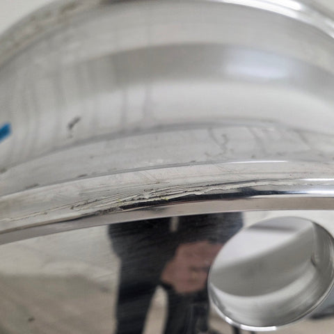 19.5x6.00 Northstar 8x6.5" Hub Pilot Mirror Polished Both Sides (Chevy/GMC 3500 DRW 1973-2010) (returned item)