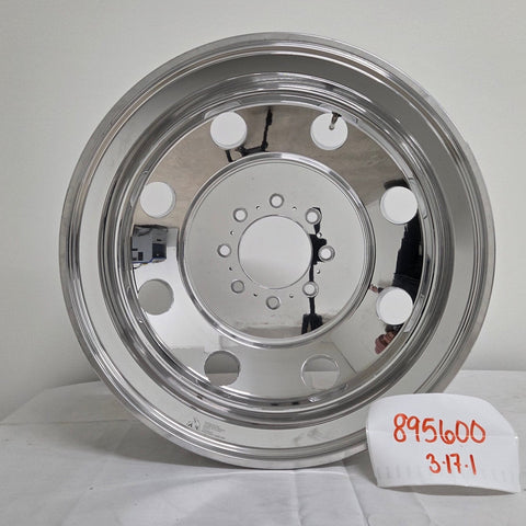 19.5x6.00 Northstar 8x6.5" Hub Pilot Mirror Polished Both Sides (Chevy/GMC 3500 DRW 1973-2010) (returned item)