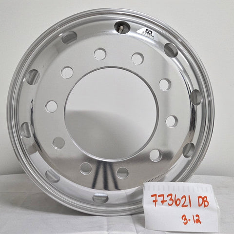 19.5x7.5 Alcoa 10x285mm Hub Pilot DuraBright Evo Front (returned item)