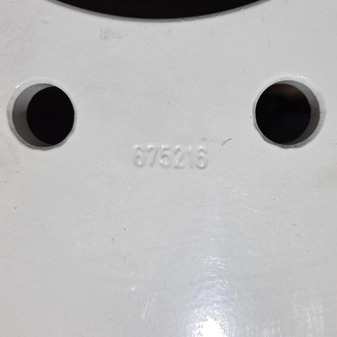 22.5x6.75 White Steel 10x8.75" (Old Chevy 2 Ton Trucks) (returned item)