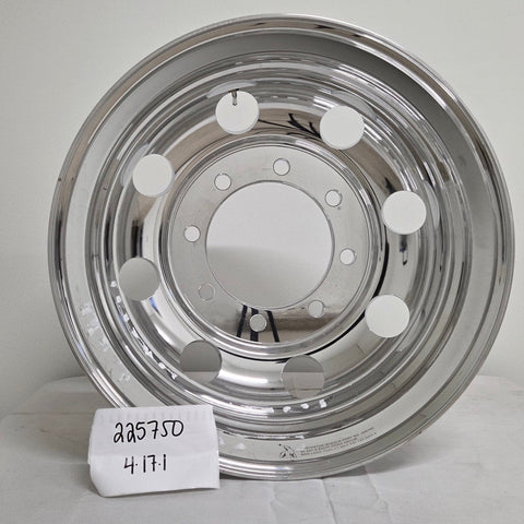 NorthStar 22.5x7.50 Mirror Polish Forged Aluminum Wheel – 8x275mm Hub Pilot (All Position) (returned item))