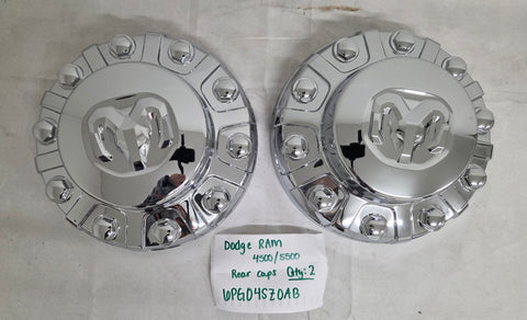 Rear Hub Cap Set for Dodge Ram 4500 5500 (2019 - 2025)