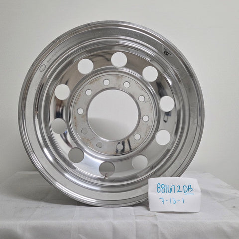 22.5x8.25 Alcoa® Forged  Wheel – Mirror Polish Rear with Dura-Bright® Protection, 10x285mm (returned item)