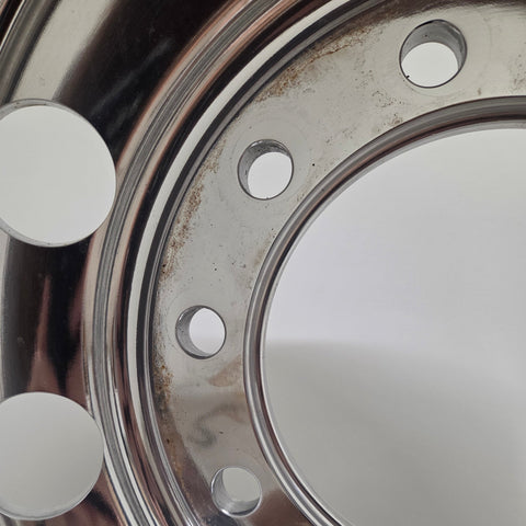 22.5x8.25 Alcoa® Forged  Wheel – Mirror Polish Rear with Dura-Bright® Protection, 10x285mm (returned item)