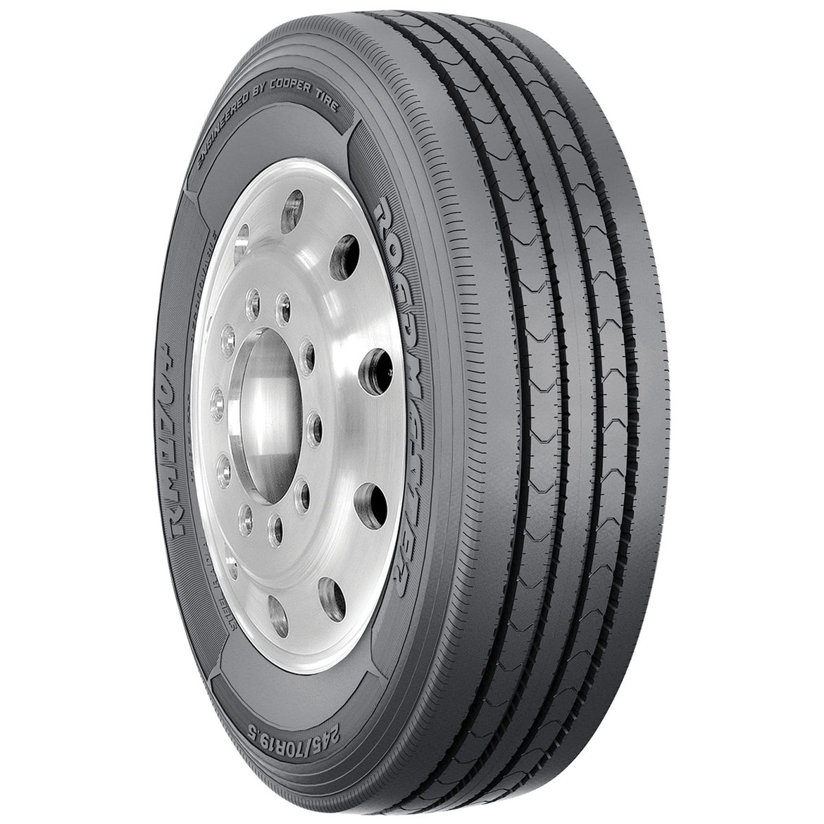 4 New RoadX RT787 Commercial Tires – 225/70R19.5 – Load Range G – 128 Load Index