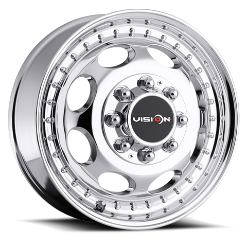 17x6.5 Vision Chrome Front 8x200 2005-Present F350 DRW