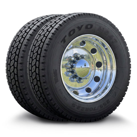 TOYO M647 MIXED USE TREAD MOUNTED ON 22.5 Northstar FORD F450/F550 10X225MM (2005-PRESENT)